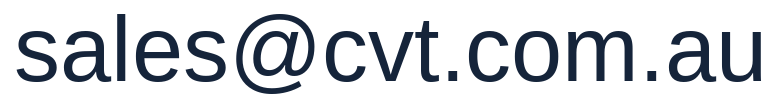 CVT sales email address (shown as an image to reduce spam)